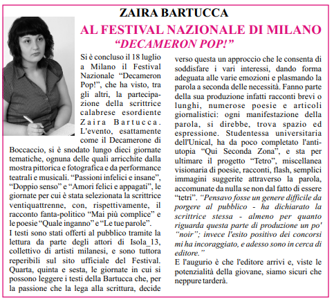 Identità | Zaira Bartucca News